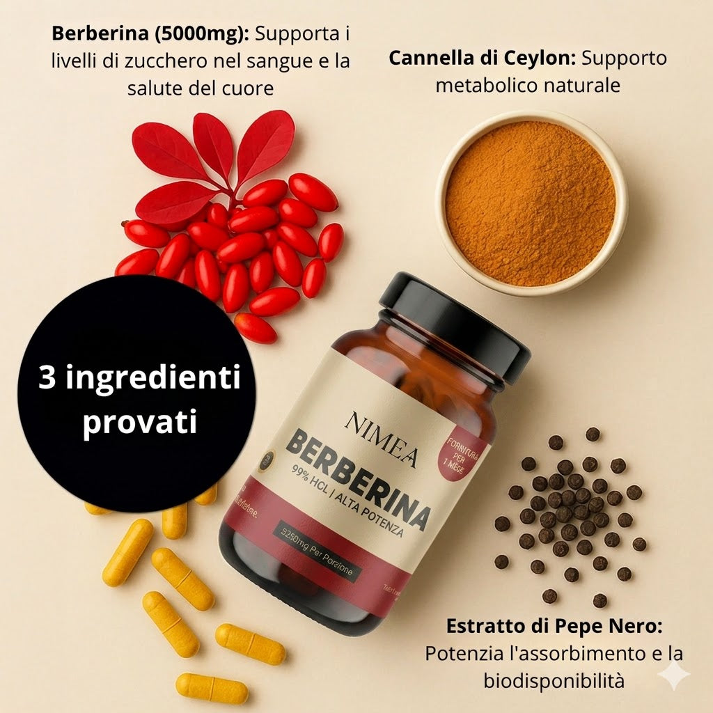 Capsule alla Berberina Potenziata Nimea™